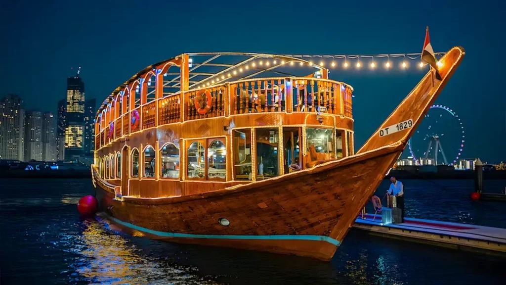 Dhow cruise dinner